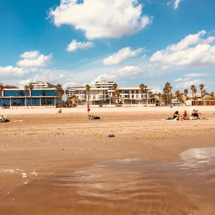 Fivestepstosea - Beach Apartment Valencia Exterior foto